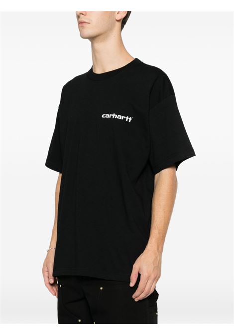 t-shirt ss archive script uomo nera CARHARTT WIP | I03600189.XX